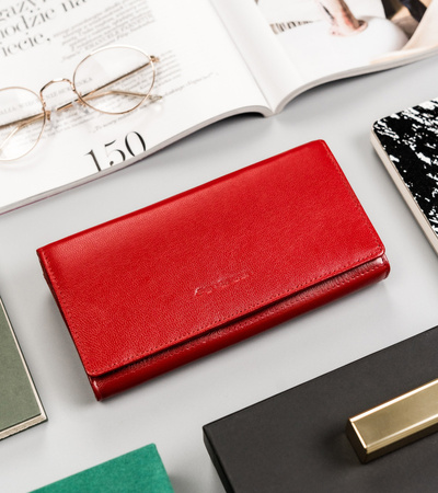 Waagerechte Damen Geldbörse aus Leder – Peterson