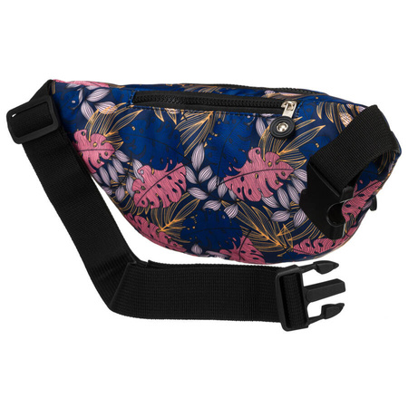 Geräumige, modische Damen Gürteltasche mit Pflanzenmuster – Rovicky