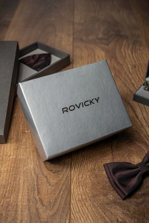 Herren Ledergürtel mit gerippter Automatikschließe – Rovicky