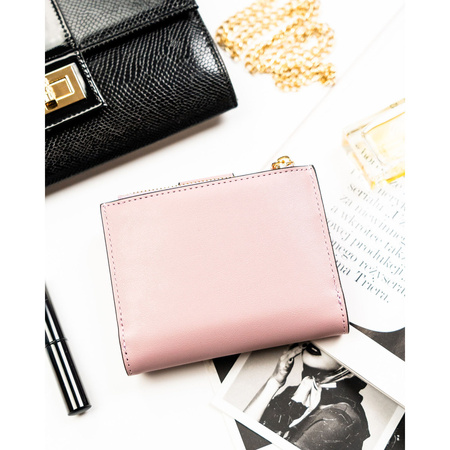 Rosa Damen-Geldbörse aus Öko-Leder mit RFID-System - Peterson