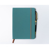 Grünes Notizbuch im B6-Format, liniert, mit Stiftschlaufe – Peterson