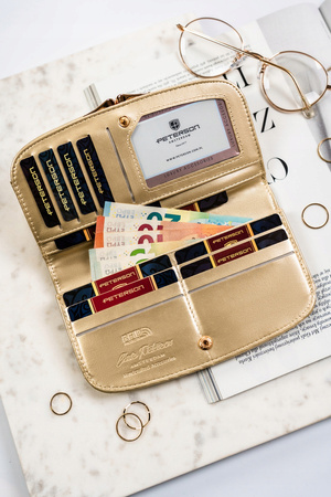 Große Damen Geldbörse aus Öko-Leder – Peterson