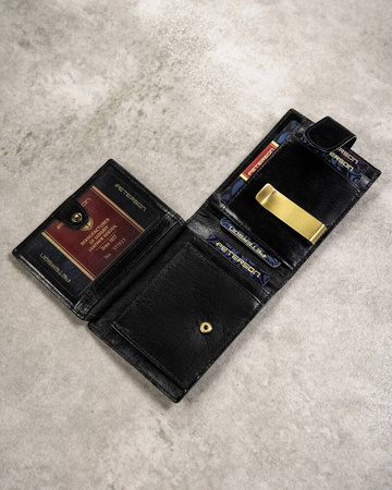 Geschenkset: Herren Geldbörse aus Leder, Etui und Schlüsselanhänger – Peterson