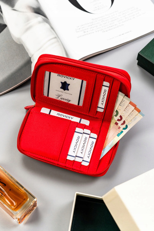 Große, horizontale Damen Geldbörse aus Öko-Leder – 4U Cavaldi