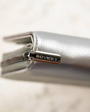 Große klassische Damen Geldbörse aus Öko-Leder – Rovicky