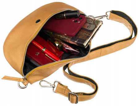 Geräumige Damen Gürteltasche aus Leder – Peterson