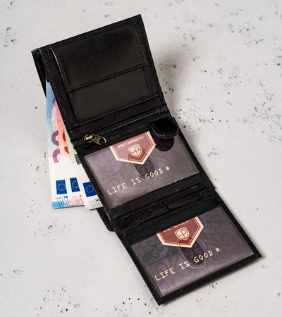 Kompakte Herren Geldbörse für Karten mit RFID Protect – Peterson