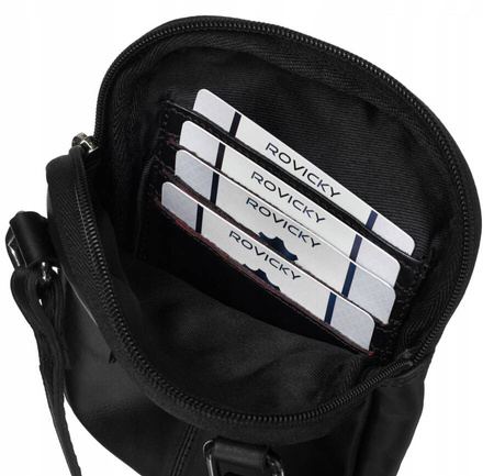 Kleine Damen Gürteltasche aus echtem Leder – Rovicky