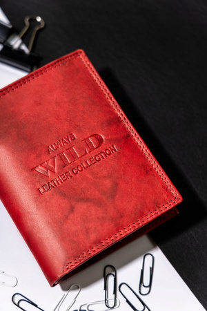 Große, vertikale Herren Geldbörse aus echtem Leder – Always Wild