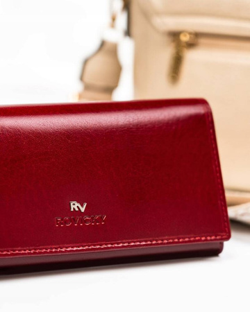 Große, komfortable Damen Geldbörse aus Leder – Rovicky