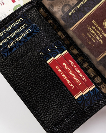 Lackierte Damen Geldbörse für Karten – Peterson