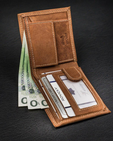 Herren Geldbörse aus Leder ohne Verschluss – Always Wild