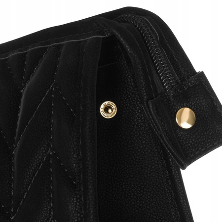 Organizer für Kosmetik in Schwarz mit Innentaschen – Peterson