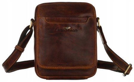 Herren Umhängetasche aus Leder – Peterson