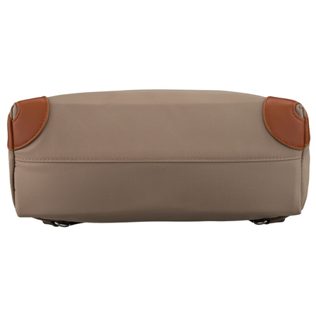 Städtischer Damen-Rucksack aus Polyester in Beige-Braun – Peterson