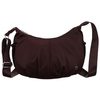 Bordeauxfarbene Damen-Handtasche aus Polyester mit Reißverschluss, zweifächrig – Peterson