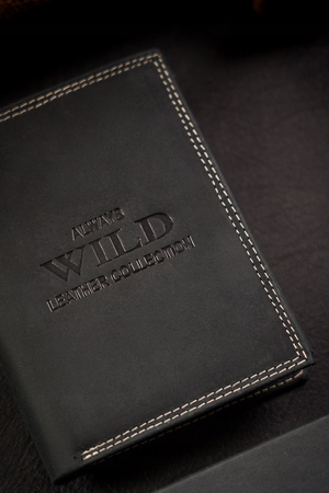 Klassische, große Herren Geldbörse aus echtem Leder – Always Wild