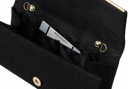 Glitzernde, elegante Damen Clutch – Rovicky