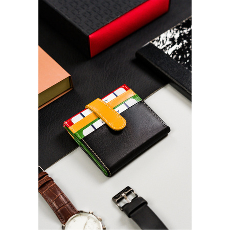 Praktisches Kartenetui aus echtem Leder – Rovicky