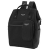 Schwarzer, vielseitiger Rucksack passend für DIN A4 – Himawari