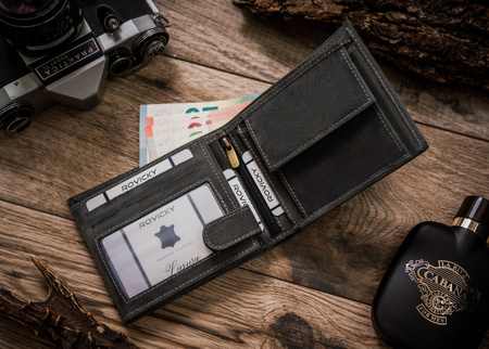 Große Herren Geldbörse aus Leder – Always Wild