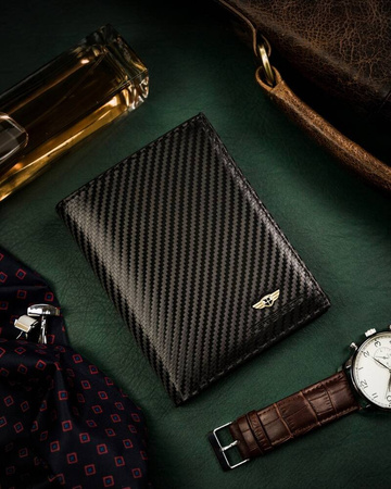 Herren Geldbörse aus Leder mit RFID-Schutz – Peterson