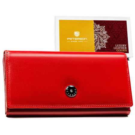 Damen Geldbörse mit zusätzlichem Reißverschlussfach – Peterson