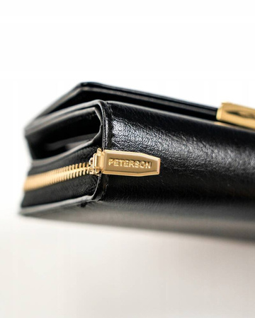 Horizontale Damen-Geldbörse aus Öko-Leder – Peterson