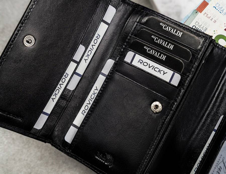 Große Damen Geldbörse aus echtem Leder – 4U Cavaldi