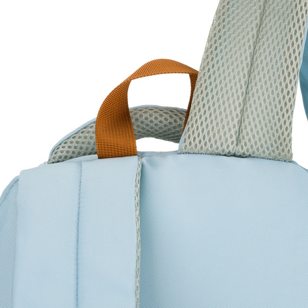 Peterson Schulrucksack aus Polyester in Hellblau mit verstellbaren Trägern