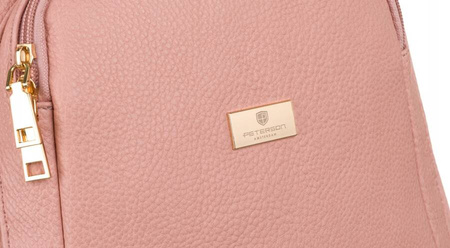 Geräumiger Damen Rucksack aus Öko-Leder – Peterson