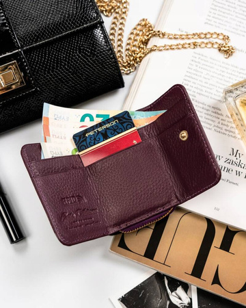 Kleine Damen-Geldbörse aus Lackleder – Peterson