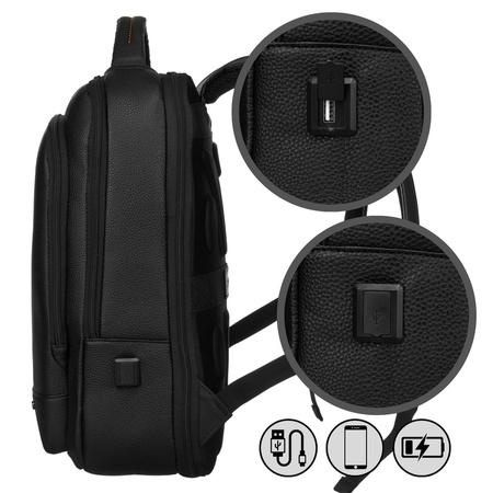 Reiserucksack für Laptop mit Kofferbefestigung – Peterson