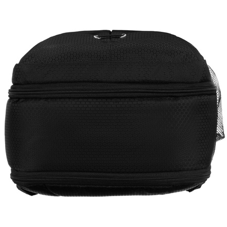 Reise-Rucksack aus schwarzem Polyester, ideal als Handgepäck – Peterson