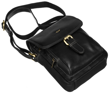 Leder Herrentasche im Vintage-Stil – Peterson