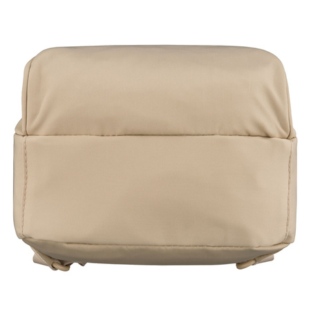 Kleiner Damen-Rucksack aus Polyester in Ecru, ein Hauptfach – Peterson