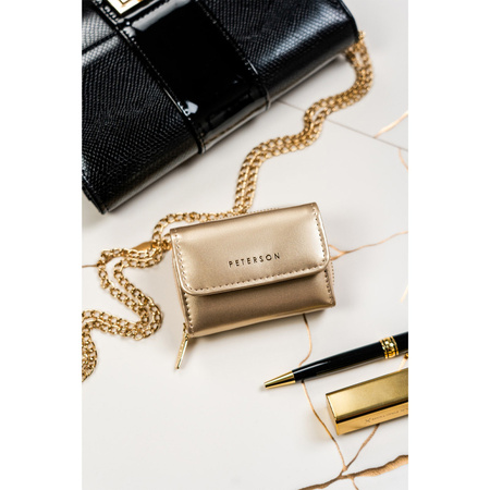 Elegante Damen Geldbörse aus lackiertem Öko-Leder – Peterson