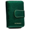 Elegante Damen Geldbörse aus grünem Echtleder mit RFID-Schutz – Peterson