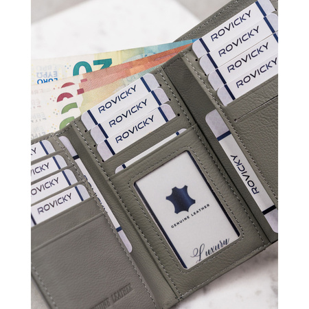 Damen Geldbörse mit Blumenmuster mit Bügelverschluss und Druckknopf – 4U Cavaldi