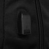 Schulrucksack in Schwarz mit USB-Anschluss – Peterson