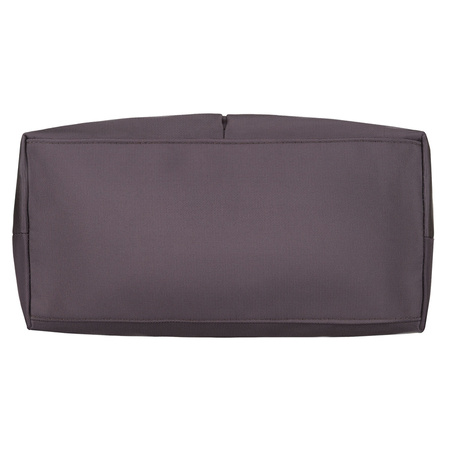 Damen-Shopper mit einem Fach aus Polyester in Grau, ausgestattet mit einem abnehmbaren, verstellbaren Gürtel – Peterson