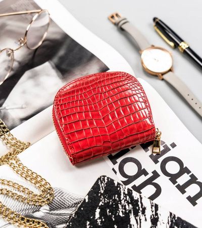 Kleine Damen Münzbörse mit Reißverschluss – Milano Design