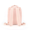 Rosa wasserabweisender City Rucksack mit Reißverschluss – Himawari