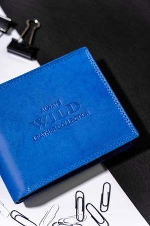 Große Herren Geldbörse aus Leder, Querformat – Always Wild