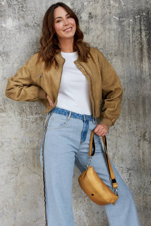 Geräumige Damen Gürteltasche aus Leder – Peterson