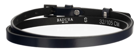 Damen Gürtel schmal aus Leder mit Schnalle, ideal für Kleider – Rovicky