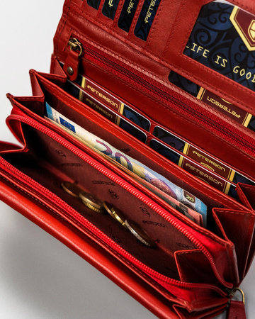 Damen Geldbörse aus Leder für Karten – Peterson