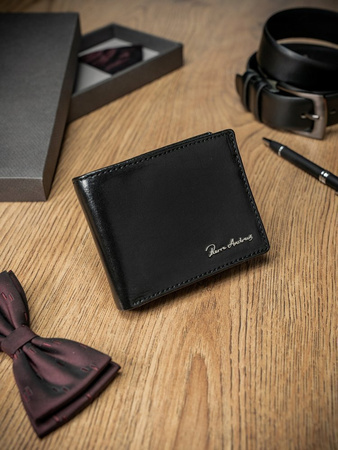 Herren Geldbörse quer mit RFID Schutzmembran – Pierre Andreus