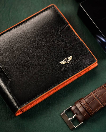 Kleine Herren Geldbörse ohne Verschluss – Peterson