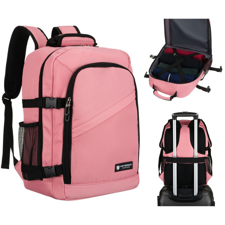 Rosa Reisetasche mit verstellbaren Trägern – Peterson